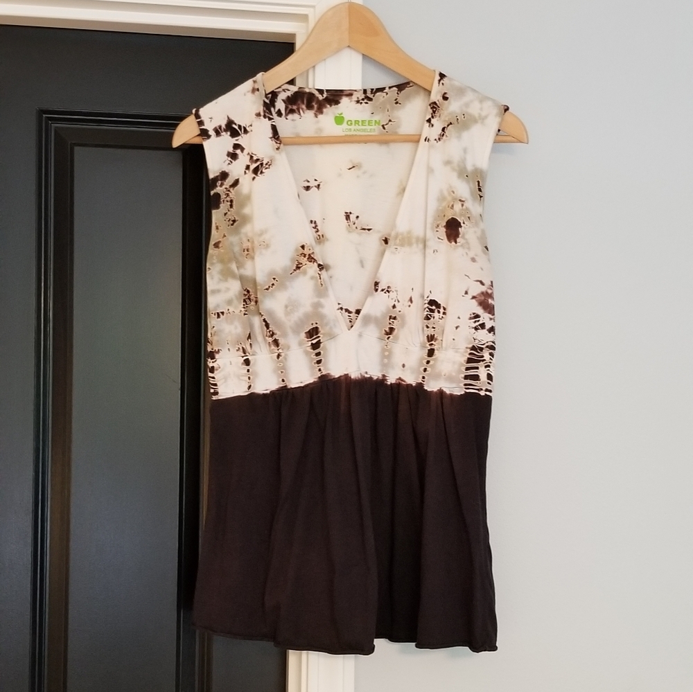 Tie-Dye Sleeveless Top